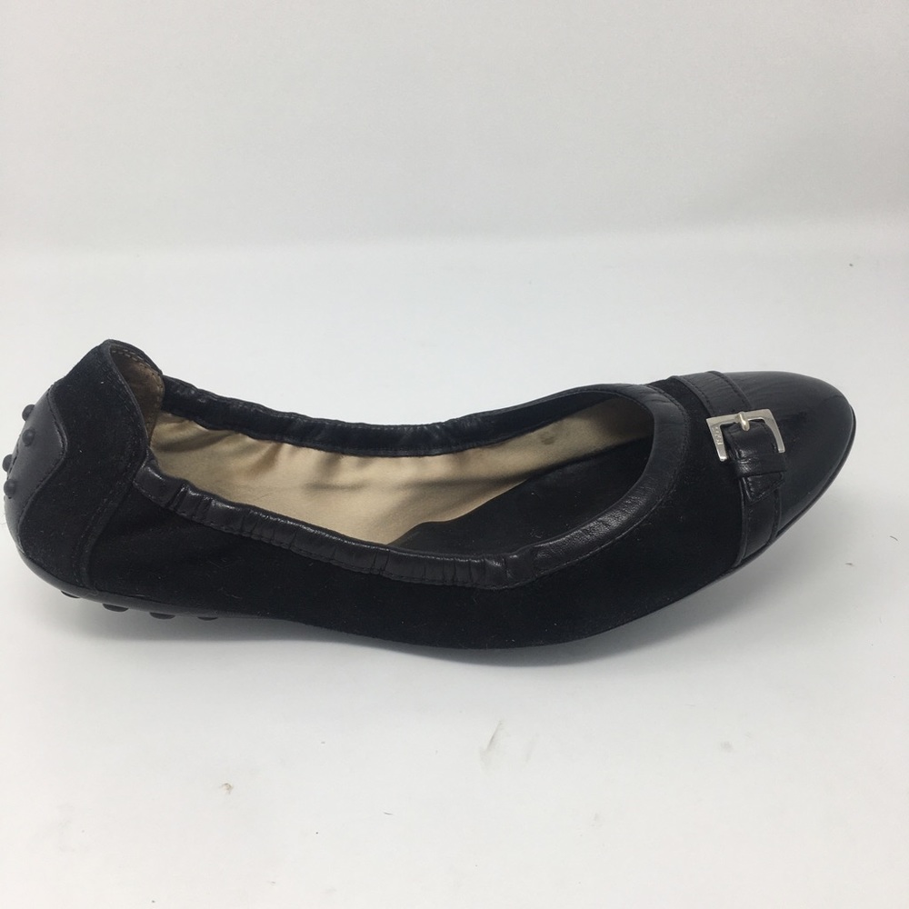 Tods black suede ballet flats, 38,8,8.5